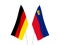 Germany and Liechtenstein flags