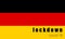 GERMANY LOCKDOWN. Stay home! Home Quarantine. Background, banner, poster with text inscription over GERMANY flag. Covid-19