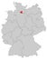 Germany - Map of Germany - `Hamburg` - high detailed