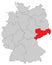 Germany - Map of Germany - `Sachsen` - high detailed