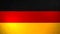 Germany national flag painted on brick wall. Stone wall texture background. Old vintage minimalistic template for