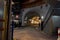 Germany. Old tunnel under the river Elbe in Hamburg. February 13, 2018