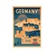 germany poster design. Vector illustration decorative design