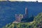 Germany,Rhineland,View of burg katz castle