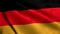 Germany Satin Flag. Waving Fabric Texture of the Flag of Germany