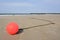 Germany, Schleswig-Holstein, Heligoland, North Sea, beach, buoy at low tide