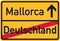 From Germany to mallorca - german sign