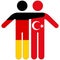 Germany - Turkey friendship concept