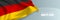 Germany unity day vector banner, greeting card
