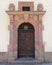 Germany, vintage wooden brown door