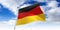 Germany - waving flag - 3D illustration