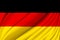 Germany waving flag illustration.