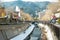 Gero onsen city in winter, Gero is one of the famous hot spring