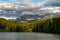 Geroldsee lake during evening sunset, Bavarian Alps, Bavaria, Germany.