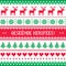 Geseende Kersfees - Merry Christmas in Afrikaans greetings card, seamless pattern