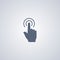 Gesture double click , vector best flat icon