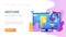 Gesture recognition concept landing page.
