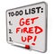 Get Fired Up Excited Ready Succeed Words To Do List Board