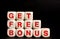 Get free bonus symbol for sales promotion