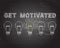 Get Motivated Light Bulbs Blackboard