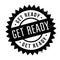Get Ready rubber stamp