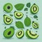 Get Refreshed with Realistic and Detailed Illustrations of Kiwi Fruit.