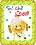 Get well soon greeting