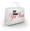 Get What You Want Shopping Bag Shopping Store