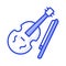 Get your hold on this amazing icon of violin, music instrument vector