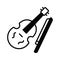 Get your hold on this amazing icon of violin, music instrument vector