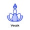 Get your hold on this beautifully designed vesak icon, ready for premium use