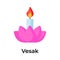 Get your hold on this beautifully designed vesak icon, ready for premium use