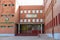 Getafe, Madrid, Spain, July 16, 2022: Jose Hierro Secondary School Building, named after a Spanish poet