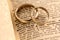 Getting Married - Matrimony Text with Wedding Band