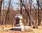 Gettysburg, Pennsylvania, USA March 14, 2021 The Union troop monuments on Slocum Avenue