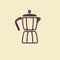 Geyser coffee maker icon