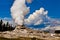 Geyser Emitting Hot Vapour and Water