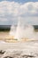 Geyser erupting in Yellowstone National Park