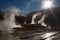 Geyser field El Tatio in Atacama region