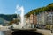 The geyser of Hot Spring VÅ™Ã­dlo in Czech - Karlovy Vary Karlsbad