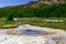 Geyser in the period of calm, the Golden Ring in Iceland