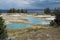 Geyser pools at Yellowstone National Park