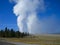 a geyser in the rocky mountains