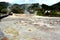 Geysers, Volcano Caldera Hot Springs Fumarole Bubbling Smoking in Furnas, Sao Miguel, Azores, Portugal