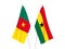 Ghana and Cameroon flags