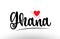 Ghana country text typography logo icon design