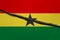 ghana flag cracked