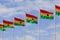 Ghana flags