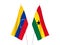 Ghana and Venezuela flags