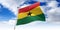 Ghana - waving flag - 3D illustration